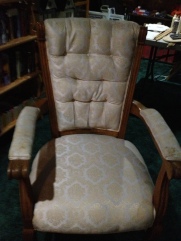 Chair upholstered